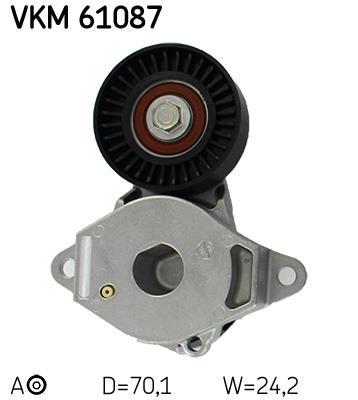 Rolo tensor da correia trapezoidal estriada SKF ref. VKM 61087